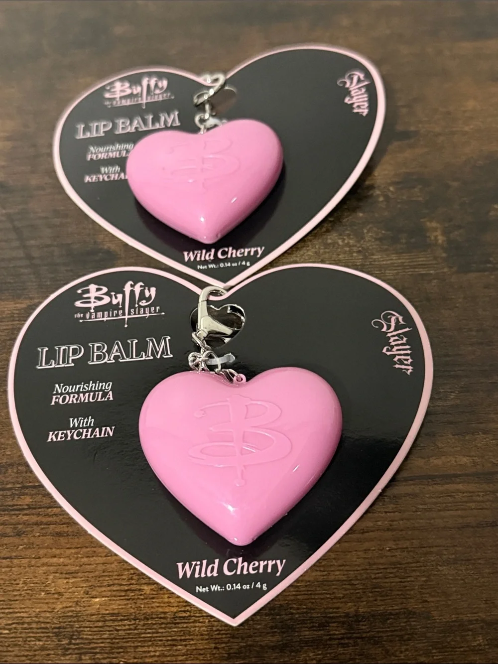 Buffy The Vampire Slayer Wild Cherry Kiss Lip Balm & Lip Gloss New Lot Of 4